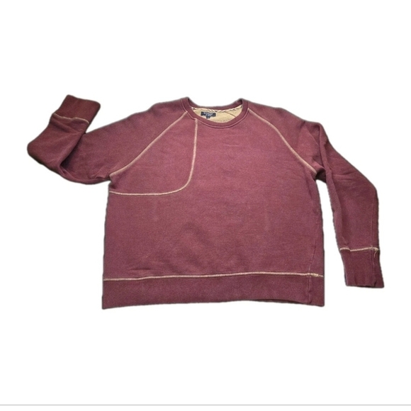 Burberry Other - Burberry London Men’s L Burgundy Crewneck Sweatshirt